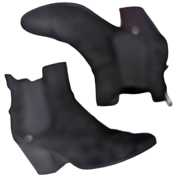 Rag & Bone Ankle Boots Booties Devon Suede Leather Heeled Black Women's 40 - Picture 13 of 15